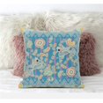 thumbnail image 1 of Amrita Sen Designs CAPL627BrCDS-BL-16x16 16 x 16 in. Pond Peacock Broadcloth Indoor & Outdoor Blown & Closed Pillow - Multi Color, 1 of 5