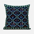 thumbnail image 1 of Mughal Art Indoor/Outdoor Pillow in Indigo Green Red 18x18, 1 of 4