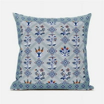 Amrita Sen Designs  18 x 18 in. Mughal Art Broadcloth Indoor & Outdoor Zippered Pillow - Multi Color