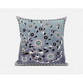 thumbnail image 1 of Amrita Sen Designs  20 x 20 in. Glory of Flowers Peacock Broadcloth Indoor & Outdoor Zippered Pillow - Purple, Blue & Grey, 1 of 8