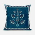 thumbnail image 1 of Amrita Sen Designs  20 x 20 in. Mughal Buta Broadcloth Indoor & Outdoor Blown & Closed Pillow - Sea & Green, 1 of 1
