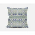 thumbnail image 1 of Amrita Sen Designs  20 x 20 in. Sephalina Paisley Leaves Broadcloth Indoor & Outdoor Zippered Pillow - Light Green & Beige, 1 of 5