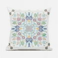 thumbnail image 1 of Amrita Sen Designs  26 x 26 in. Paisley Leaf Geo Duo Broadcloth Indoor & Outdoor Zippered Pillow - Multi Color, 1 of 6