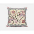 thumbnail image 1 of Amrita Sen Designs  26 x 26 in. Pond Peacock Broadcloth Indoor & Outdoor Zippered Pillow - Multi Color, 1 of 4