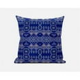 thumbnail image 1 of Amrita Sen Designs  26 x 26 in. Sephalina Paisley Leaves Broadcloth Indoor & Outdoor Zippered Pillow - Navy Blue, 1 of 6