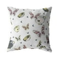 thumbnail image 1 of Butterflies and Bowls Indoor/Outdoor Pillow with Removable Cover in White26x26, 1 of 5
