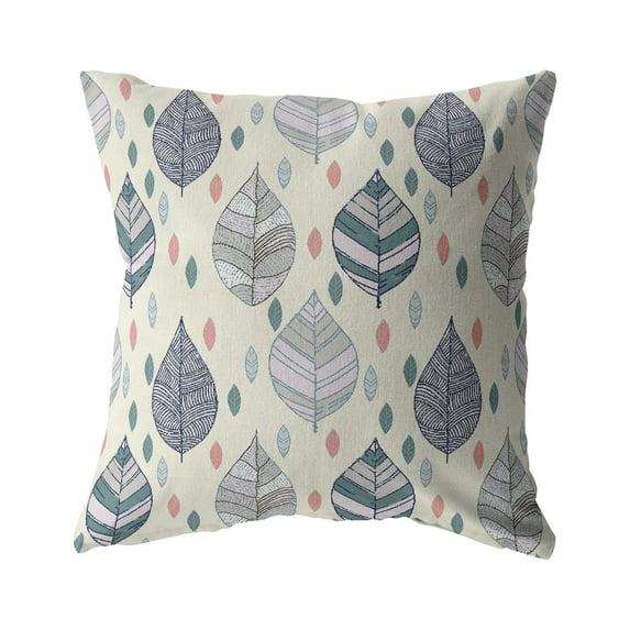 Amrita Sen Designs Amrita Sen Fall Leaves Indoor Outdoor Pillow Zip 26" x 26"