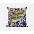thumbnail image 1 of Amrita Sen Designs Amrita Sen Three Roses with Butterfly Indoor Outdoor Pillow Zip 16" x 16", 1 of 5