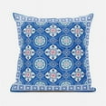 thumbnail image 1 of Amrita Sen Designs CAPL1030BrCDS-BL-20x20 20 x 20 in. Mandala Floral Tiles Broadcloth Indoor & Outdoor Blown & Closed Pillow - Blue, Pink & Purple, 1 of 5