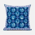thumbnail image 1 of Amrita Sen Designs CAPL1063BrCDS-BL-20x20 20 x 20 in. Mughal Art Broadcloth Indoor & Outdoor Blown & Closed Pillow - Blue, Purple & White, 1 of 5
