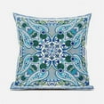 thumbnail image 1 of Amrita Sen Designs CAPL1070BrCDS-BL-18x18 18 x 18 in. Paisley Mural Broadcloth Indoor & Outdoor Blown & Closed Pillow - Blue, White & Green, 1 of 5
