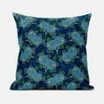 thumbnail image 1 of Amrita Sen Designs CAPL1104BrCDS-BL-20x20 20 x 20 in. Floral Leaves Broadcloth Indoor & Outdoor Blown & Closed Pillow - Blue, Green & Gold, 1 of 5