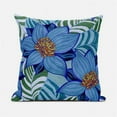 thumbnail image 1 of Amrita Sen Designs CAPL1118BrCDS-BL-20x20 20 x 20 in. Mangnolia Flower & Leaf Broadcloth Indoor & Outdoor Blown & Closed Pillow - White, Green & Blue, 1 of 3