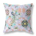 thumbnail image 1 of 28" Everest Peacock Broadcloth Blown and Closed Pillow in Multi-Color Fabric, 1 of 5
