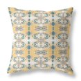 thumbnail image 1 of Flowers of Strength Indoor/Outdoor Pillow with Removable Cover in White Blue 26x26, 1 of 5