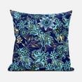 thumbnail image 1 of Amrita Sen Flying Floral Paisley Throw Pillow in Sky Blue Purple Beige 16x16, 1 of 5
