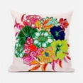 thumbnail image 1 of Amrita Sen Designs CAPL914BrCDS-ZP-26x26 26 x 26 in. Friendship Bouquet Broadcloth Indoor & Outdoor Zippered Pillow - Pink, Green & Yellow, 1 of 1