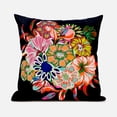 thumbnail image 1 of Amrita Sen Friendship Bouquet Throw Pillow in Indigo Red Orange 20x20, 1 of 4