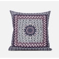thumbnail image 1 of Holy Tie Die Flower Suede Zippered Pillow with Insert in Gray Orange 16 x 16, 1 of 7