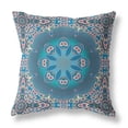 thumbnail image 1 of Amrita Sen Broadcloth Zippered Pillow With Blue Pink Finish CAPL219BrCDSZP26x26, 1 of 5