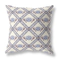 thumbnail image 1 of Amrita Sen Suede Pillow With Cream Gray Brown Finish CAPL471FSDS-BL-16x16, 1 of 4