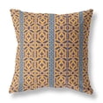 thumbnail image 1 of Loyalty and Love Indoor/Outdoor Pillow with Removable Cover in Brown Yellow 20x20, 1 of 5