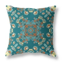 Amrita Sen Rose Wreath Broadcloth Indoor Outdoor Zippered Pillow