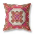 thumbnail image 1 of Amrita Sen Suede Hot Gray Zippered Pillow With Insert CAPL511FSDS-ZP-18x18, 1 of 3