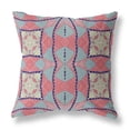 thumbnail image 1 of Amrita Sen Suede Muted Red Zippered Pillow With Insert CAPL496FSDS-ZP-20x20, 1 of 4