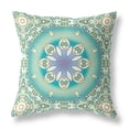 thumbnail image 1 of Amrita Sen Suede Zippered Pillow In Beige And Green Finish CAPL226FSDS-ZP-16x16, 1 of 4