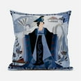 thumbnail image 1 of Three Women Throw Pillow with Removable Cover in Gray Brown Blue 20x20, 1 of 5