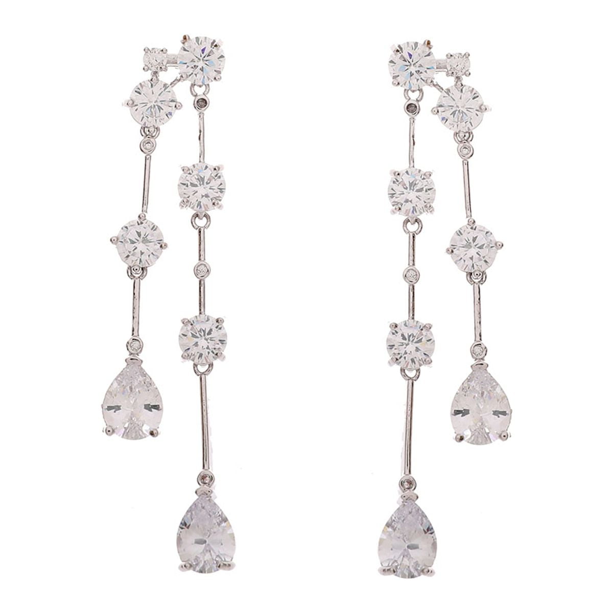 Amrita Singh Britt Cubic Zirconia Column Drop Earring