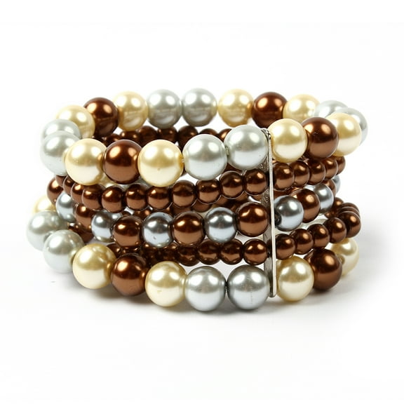 Amrita Singh Pippa Faux Pearl Multi-Row Bracelet