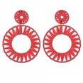 thumbnail image 1 of Amrita Singh Scarlett Raffia Drop Earring Orange, 1 of 1
