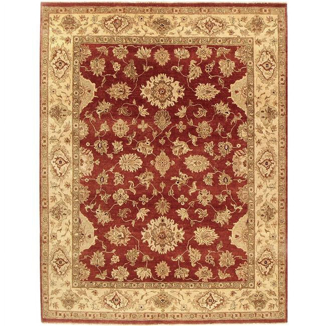 Amritsar Mahal Wood Rose & Gold Area Rug 3 x 10 ft.