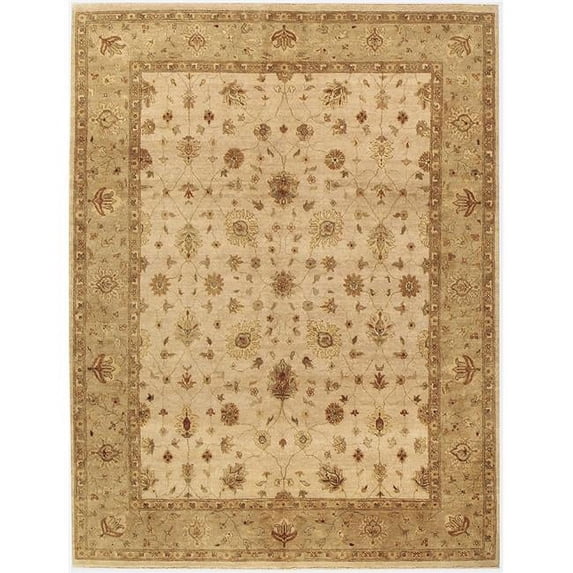 Amritsar Sultanabad Ivory & Beige Area Rug - 12 x 24 ft.