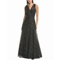 thumbnail image 1 of Amsale womens  Sequin Tulle Gown, 6, Black, 1 of 3