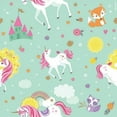 thumbnail image 1 of Amscan 12.5 sq. ft. Magical Unicorn Gift Wrap Paper, 1 of 1