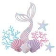 thumbnail image 1 of Amscan 244042 Mermaid Wall Decorating Kit, 1 of 1