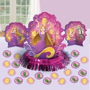 Amscan 281627 Table Decorating Kit,Disney Rapunzel Dream Big Collection,1 pack (23 pcs),Party Accessory