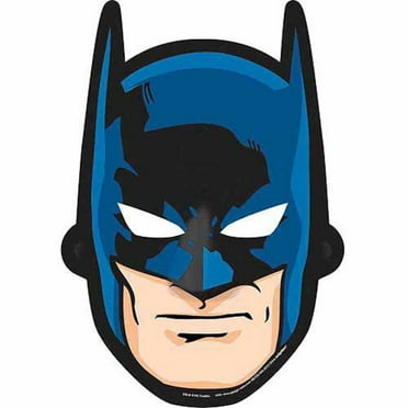 Amscan 360104 Batman Paper Mask - Pack of 48