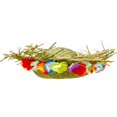 thumbnail image 1 of Amscan 392105 Floral Trim Party Straw Hat, 14" x 4.5", Multi Color, 1 of 1