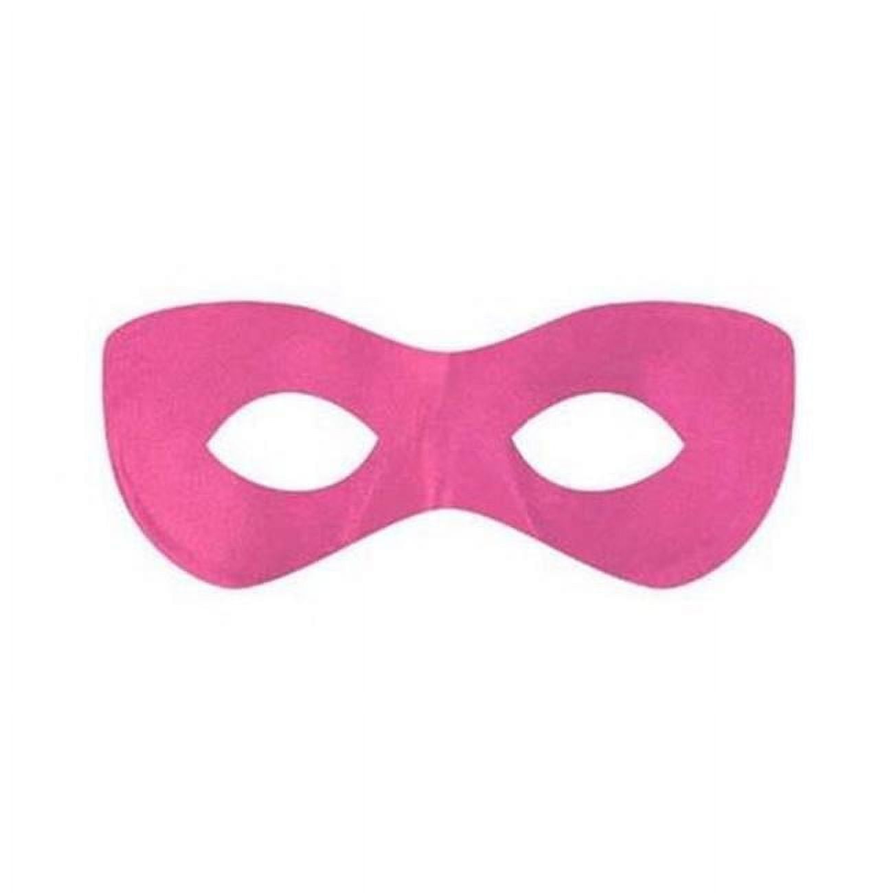 Amscan 395936. 103 Super Hero Mask, Bright Pink - Pack of 12