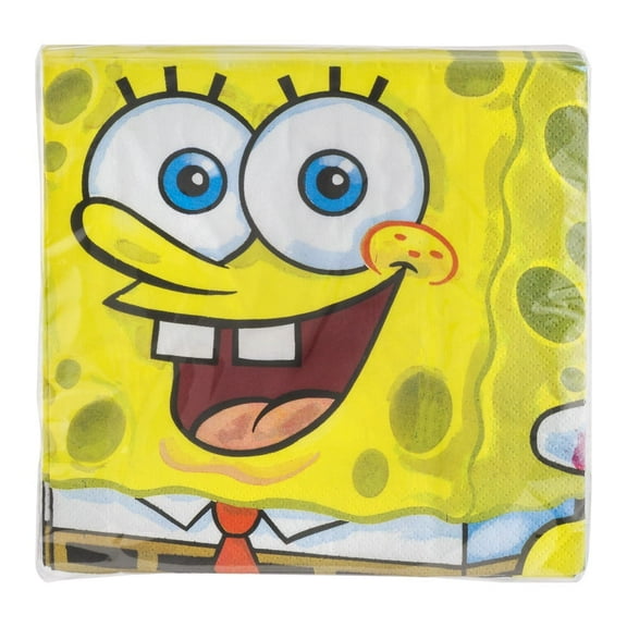 Amscan 3979568 Spongebob Classic Luncheon Napkin