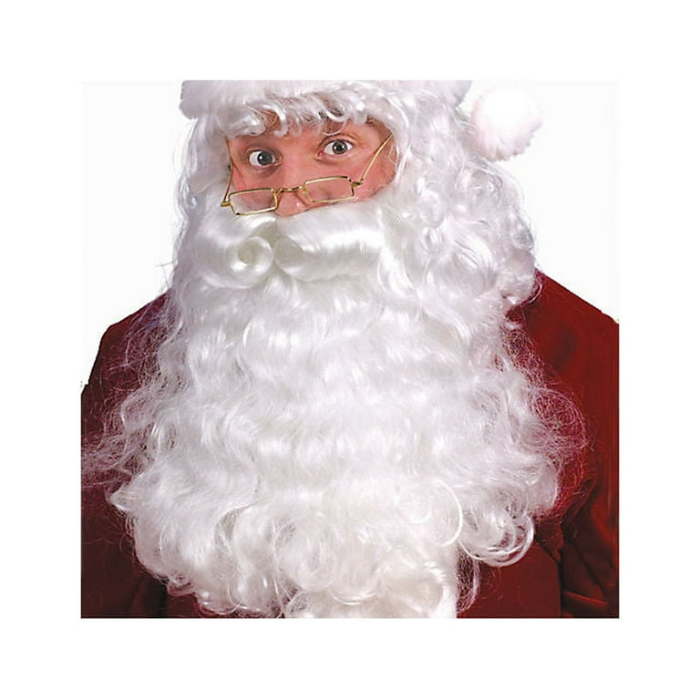 Amscan 4 Piece Premium Santa Wig And Beard Set