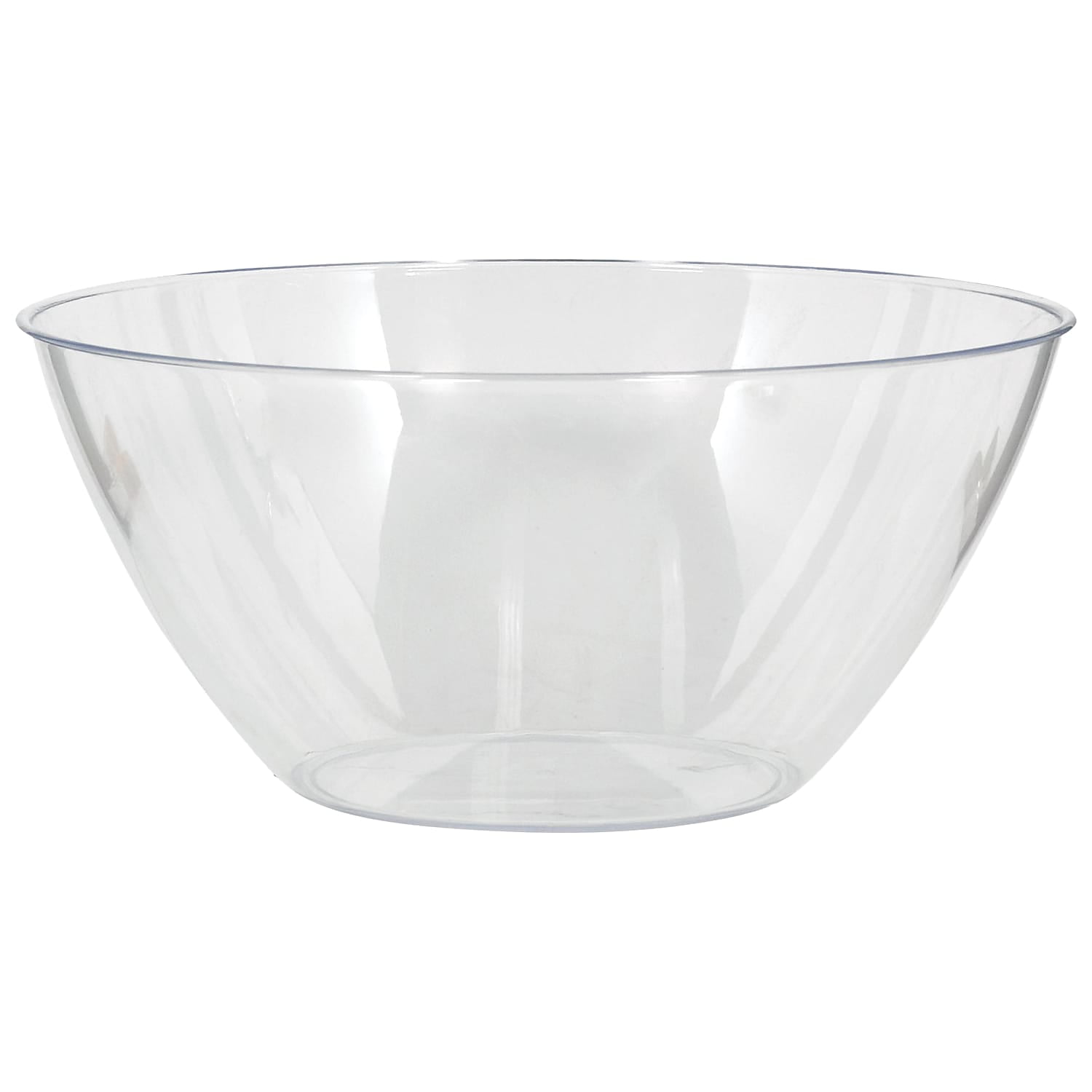  5-Star Compatible Ink Premium DISPOSABLE MIXING BOWLS, Clear,  Reusable Plastic Serving Bowls 2.5 Quart