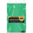 thumbnail image 1 of Amscan 579590. 03 Fabric Table Cover, Festive Green - Pack of 6, 1 of 1