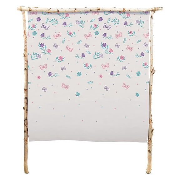 Amscan 671136 Flutter Canvas Backdrop, Multicolor