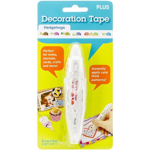 Amscan 8651985 Decoration Tape Pen-hedgehogs