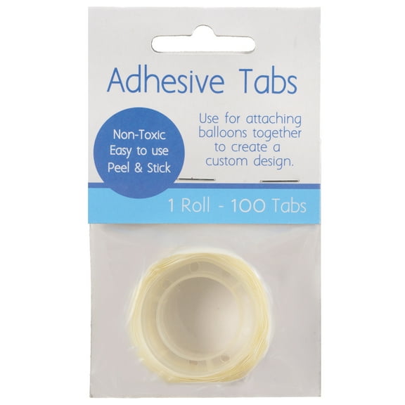 Amscan Adhesive Tabs 0.5" Diameter 100/Pkg